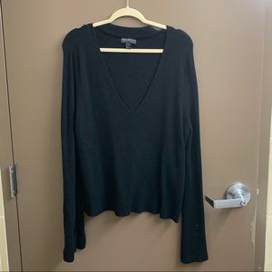 PLUS SIZE Forever 21 choker v-neck sweater